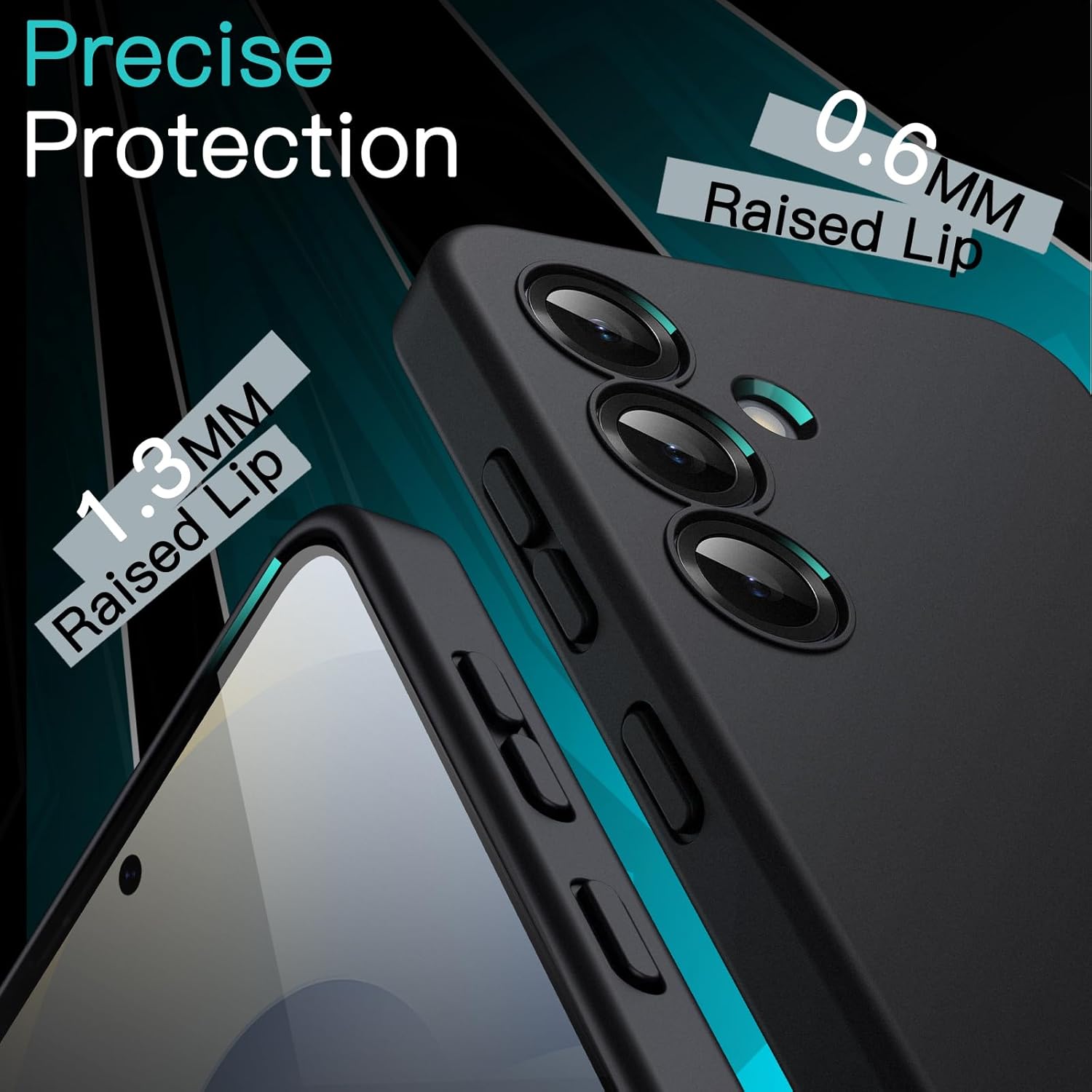 Thumbnail 4 de JETech Cover Slim per Samsung Galaxy S25 5G: protezione discreta con lente fotocamera a vista