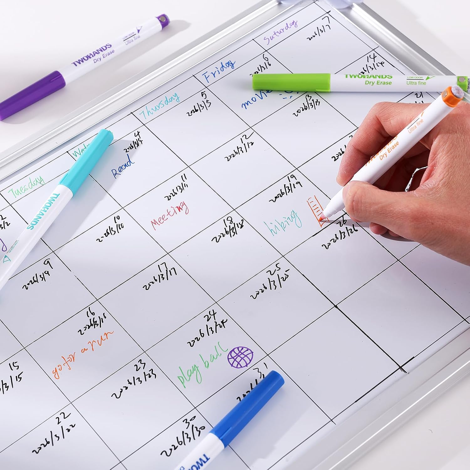 Detalle de TWOHANDS Dry Erase Markers 0.7mm