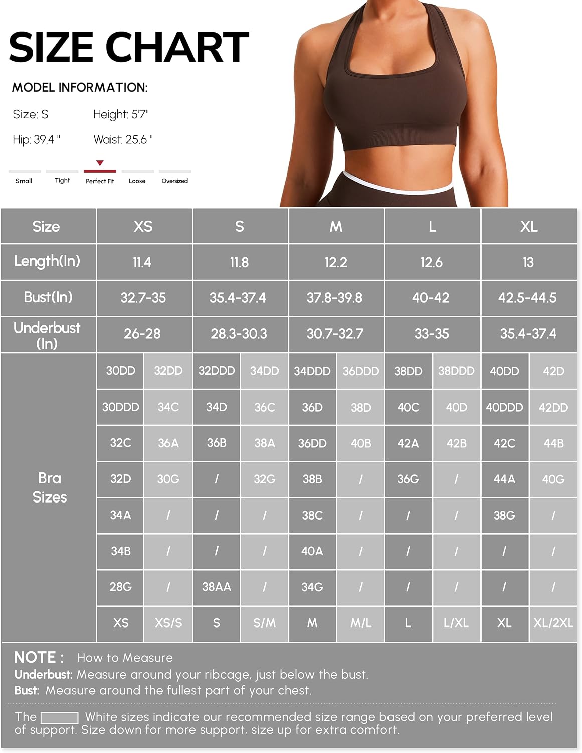 Thumbnail 4 de JOYSPELS Seamless Sports Bra 4‑Way Stretch