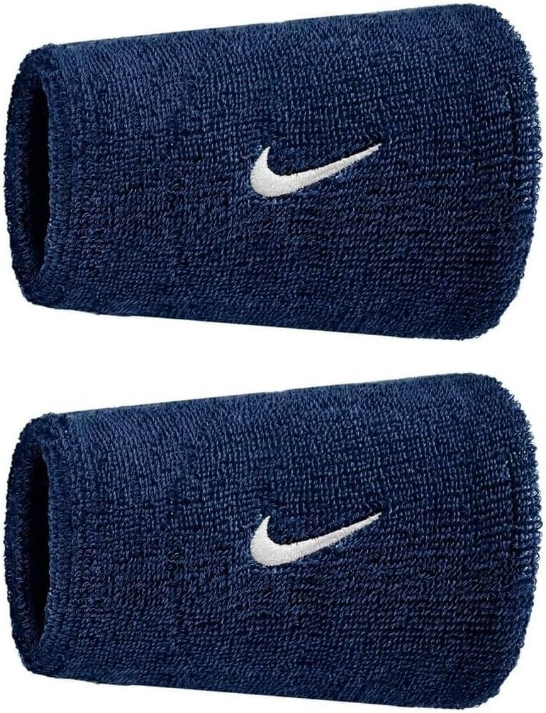 Thumbnail 4 de NIKE スウッシュ クラシック ダブルワイド リストバンド 2P BN4000 幅7cm・伸縮素材