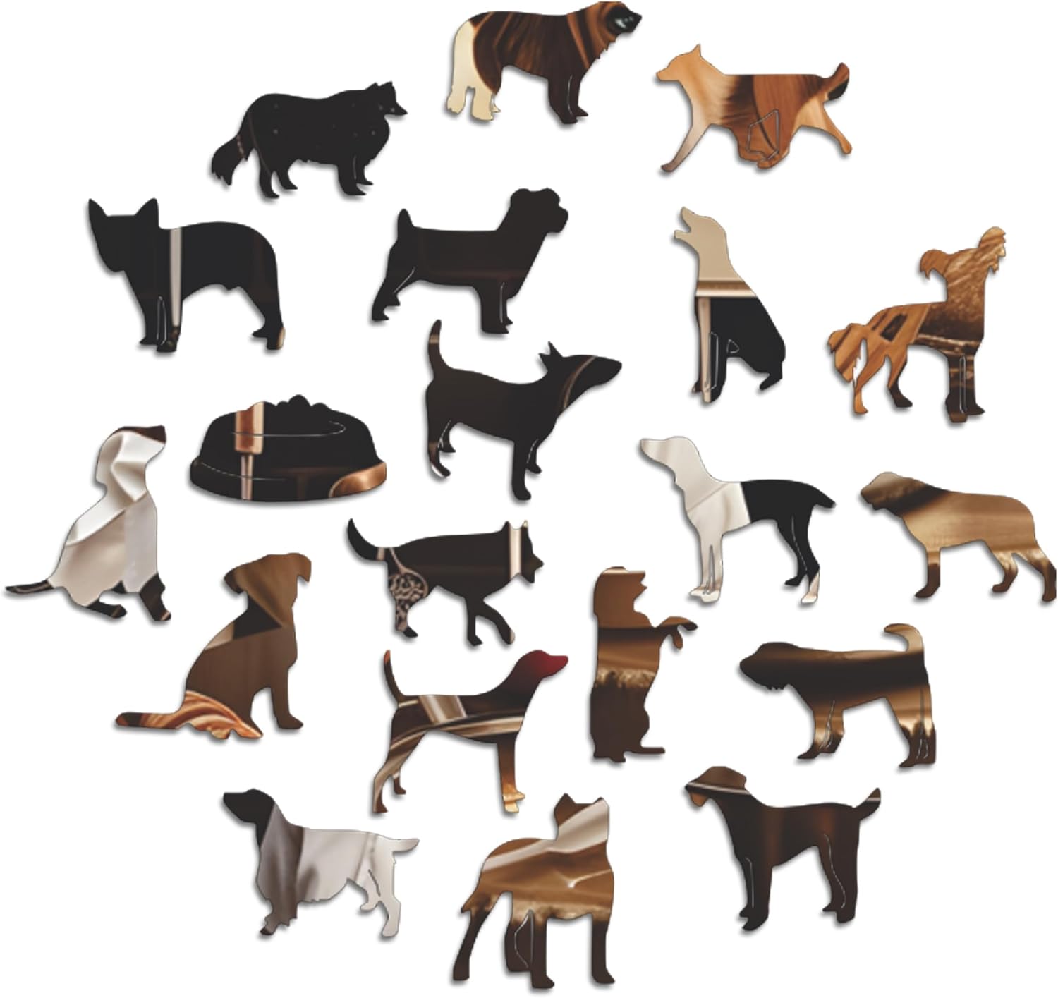 Thumbnail 3 de Iconic Puzzles Chiens de Chef – Puzzle en bois 100% durable Taille L, 600 pièces