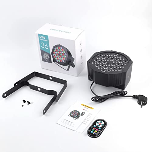 Thumbnail 8 de U`King 4er Pack RGB LED Par Strahler – Vielseitiges Bühnenlicht für Party, DJ und Bar