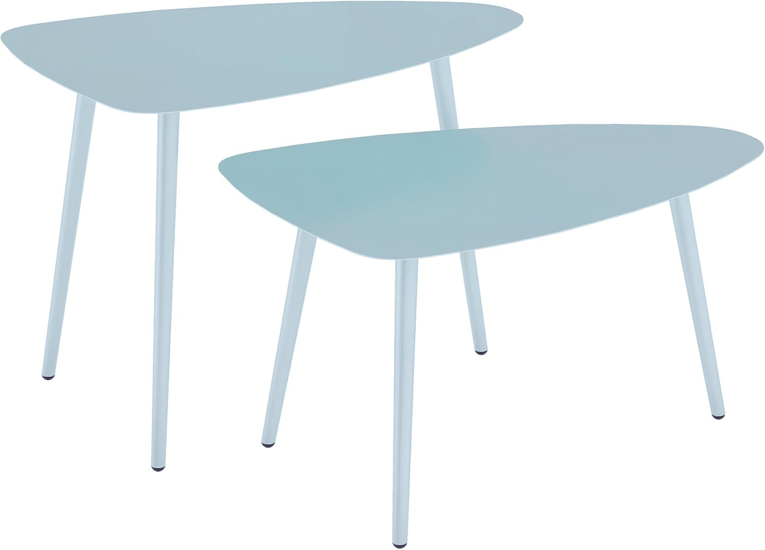 Detalle de Lot de 2 tables basses jardin Outsunny