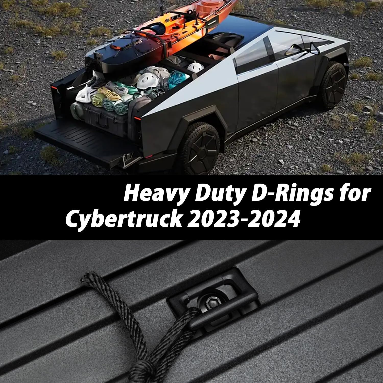 Thumbnail 6 de BIHEE Truck Bed Tie-Down Anchors for Cybertruck
