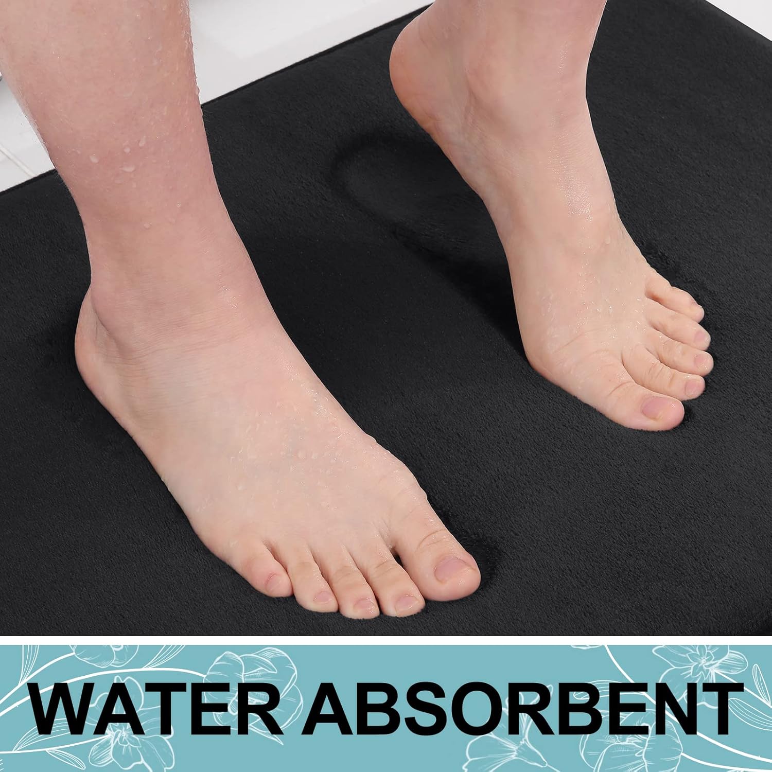 Detalle 1 de Smiry Memory Foam Bath Mat 30x20