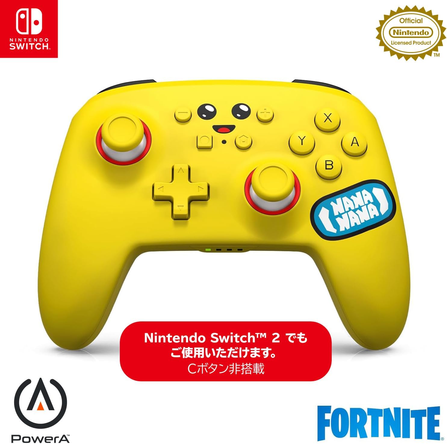 Detalle de PowerA NSGP0268JP-01 Nintendo Switch用ワイヤレスコントローラー フォートナイト ピーリー