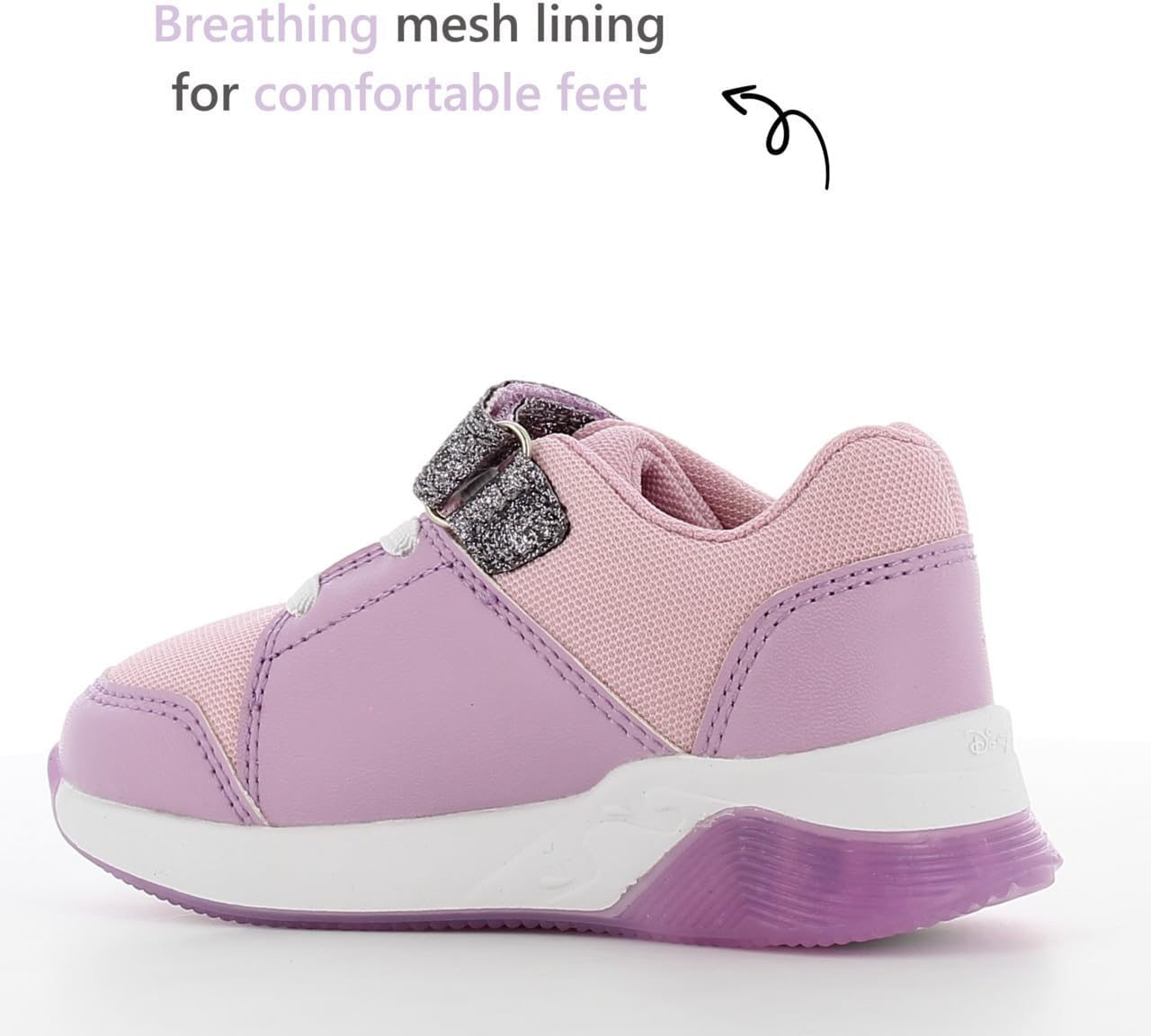 Detalle 2 de Leomil Parent_FR_Sneakers_Girl_LED_All Frozen-sneakers met lichtjes, klittenband en EVA-zool