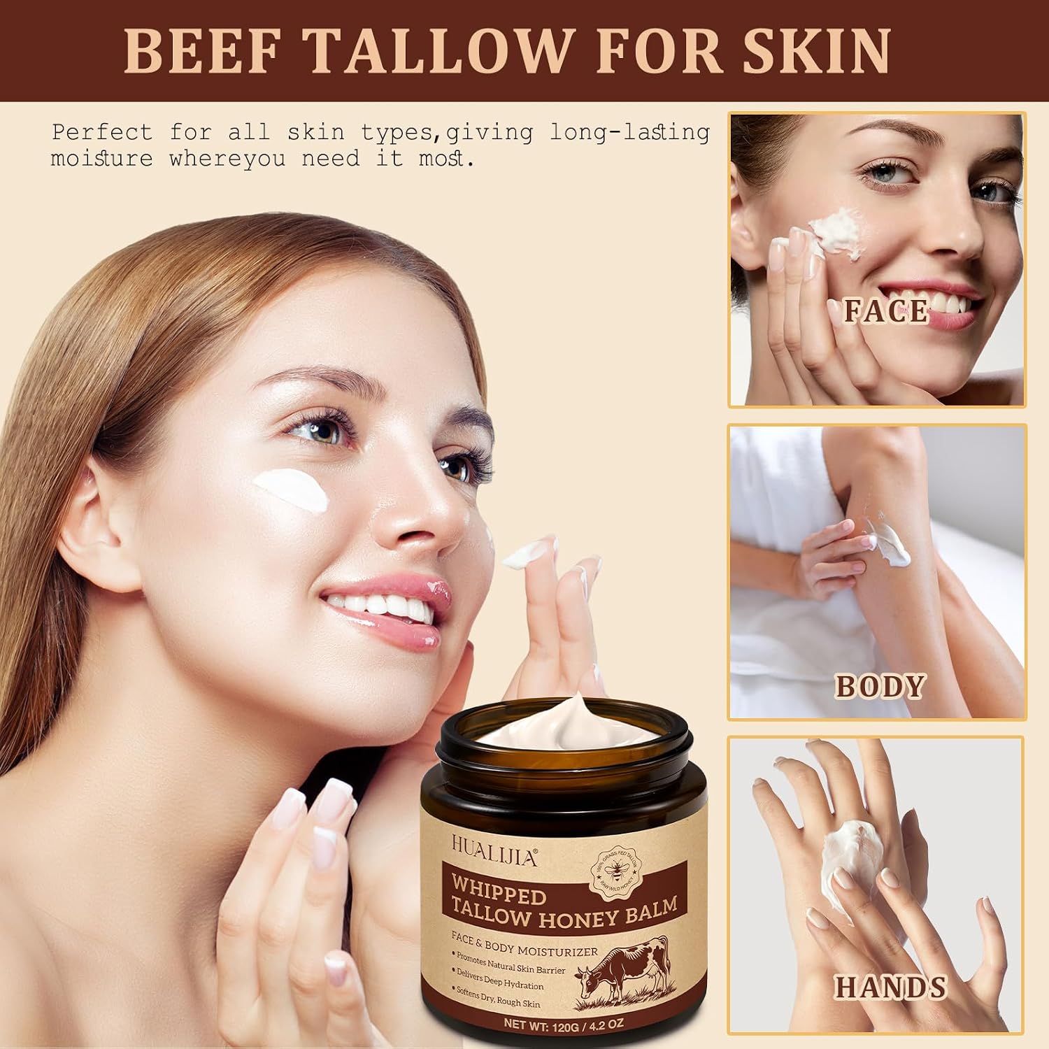 Thumbnail 4 de Beef Tallow Creme Rindertalg Creme 120 g