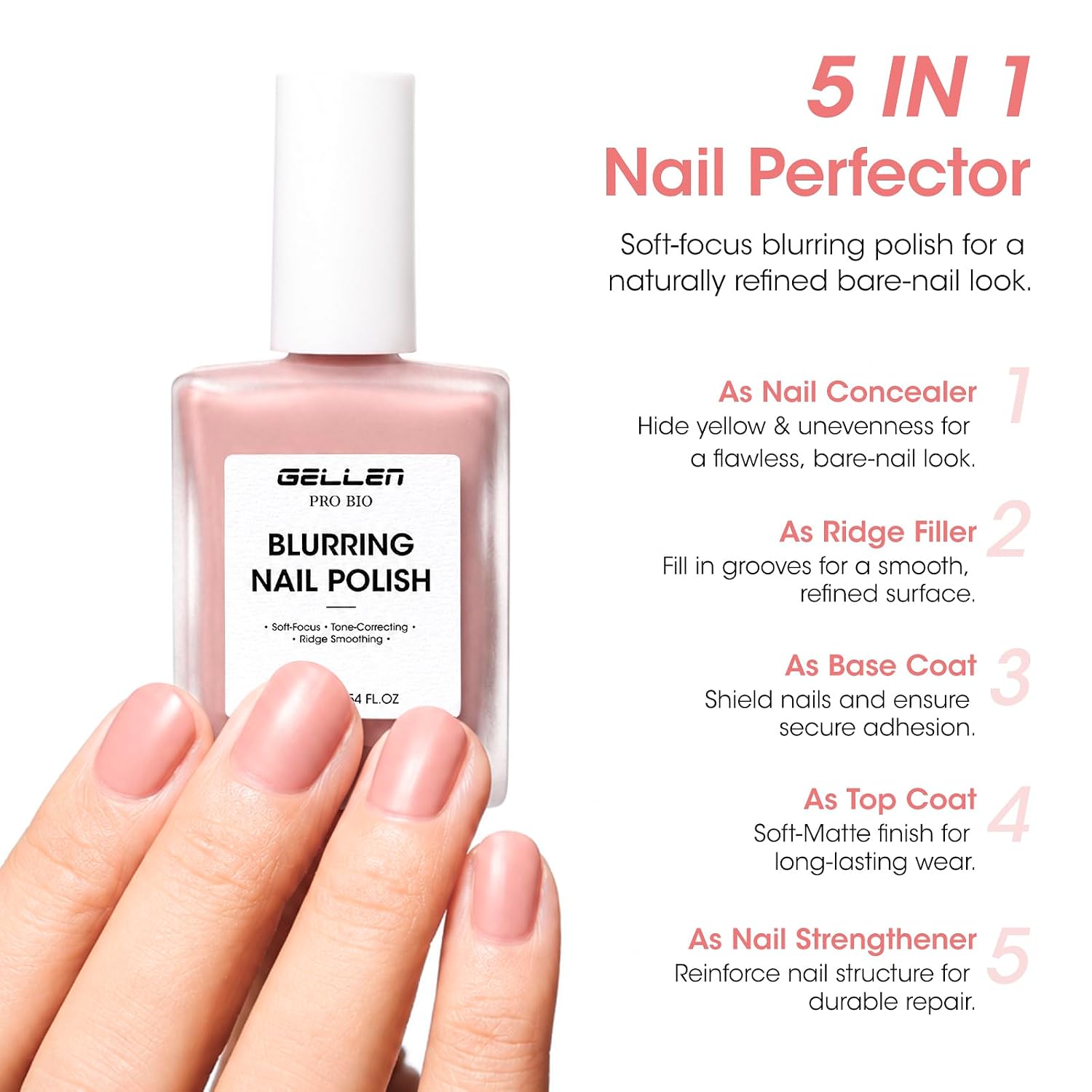 Detalle de GELLEN Blurring Nail Polish 16 mL