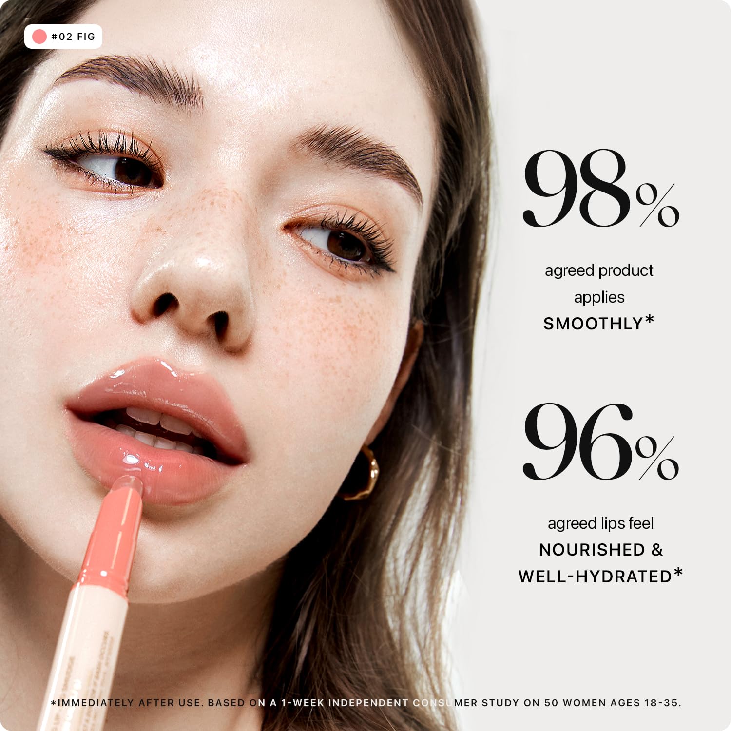 Thumbnail 1 de Nature Republic Honey Melting Lip 02 Fig hydrating gloss 💄
