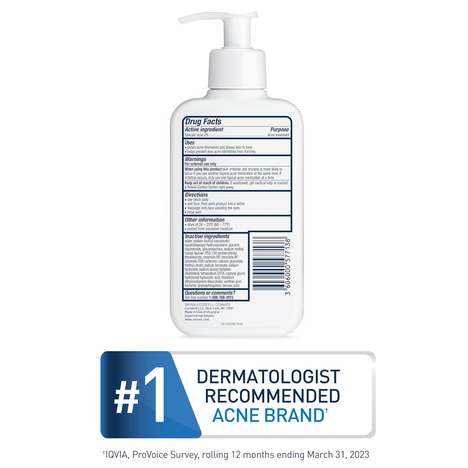 Thumbnail 6 de CeraVe Acne Control Cleanser with 2% Salicylic Acid — 16 oz