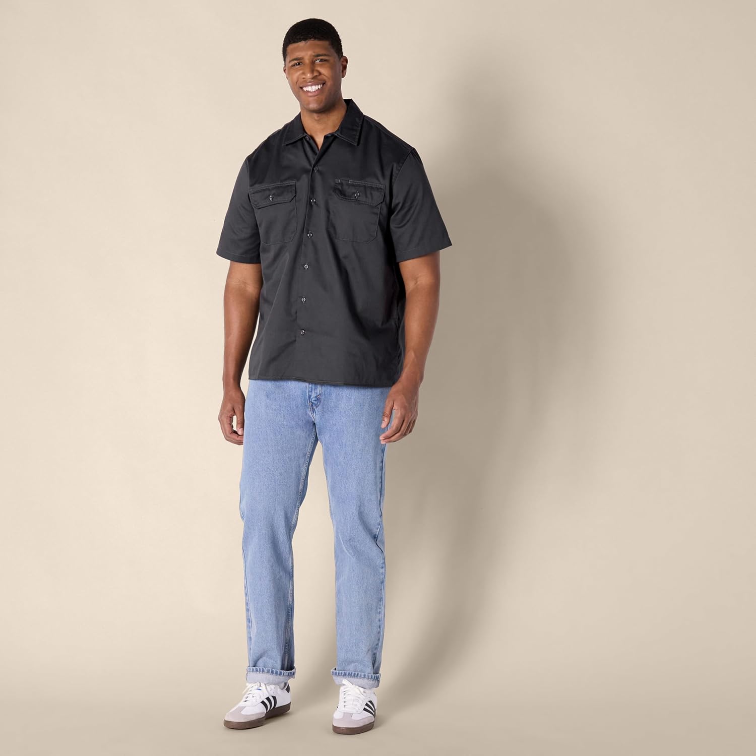 Thumbnail 6 de Amazon Essentials Herren Arbeitshemd mit kurzen Ärmeln – fleckenresistent, knitterfest