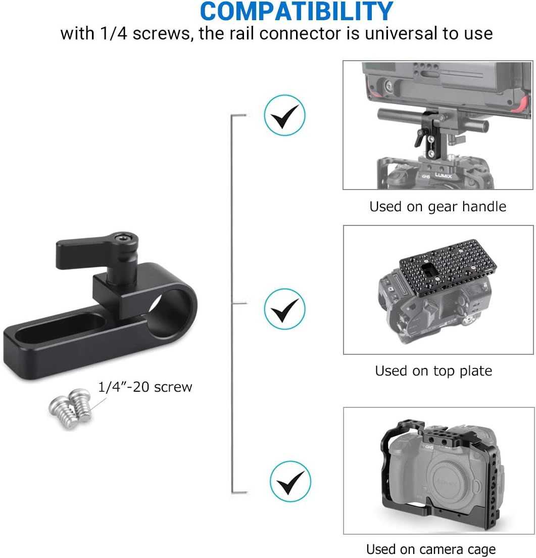 Thumbnail 1 de SMALLRIG 15mm Rod Clamp de Fixation pour 15 mm Rod – 1549