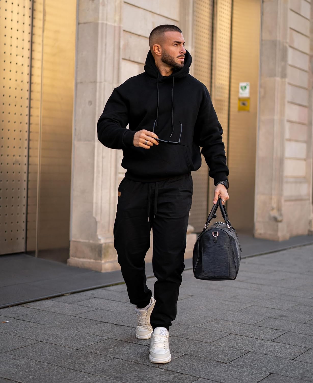 Thumbnail 1 de JMIERR Mens Casual Joggers Pants — Cotton Drawstring Chino Cargo for Everyday Comfort