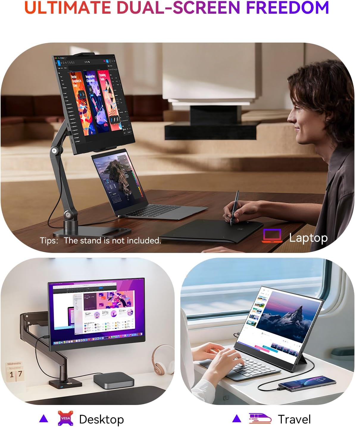 Thumbnail 6 de UPERFECT Portable Monitor 15.6-inch FHD display