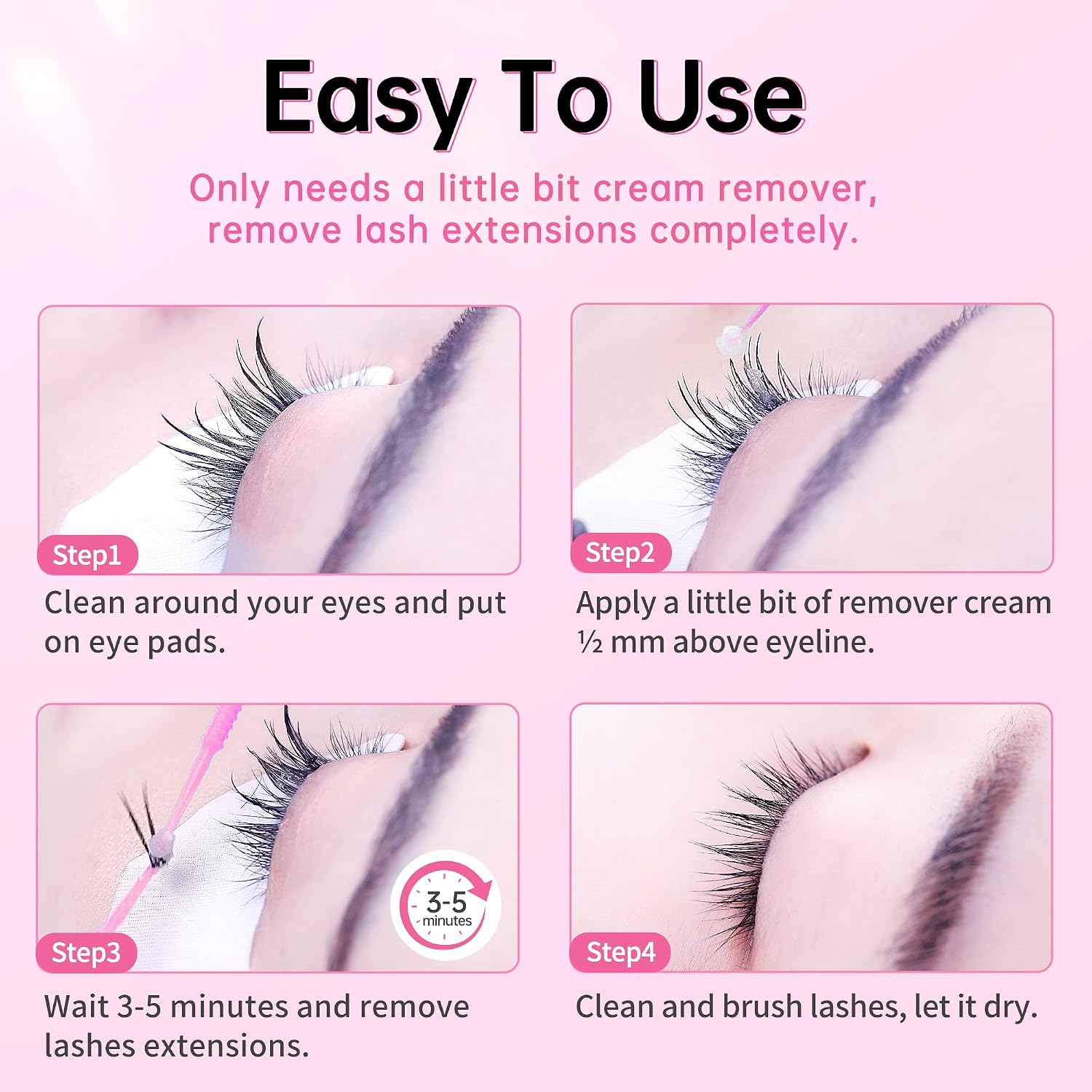 Detalle de Remover Ciglia Extension Beauty7: Crema rimozione ciglia per extension beige 5g