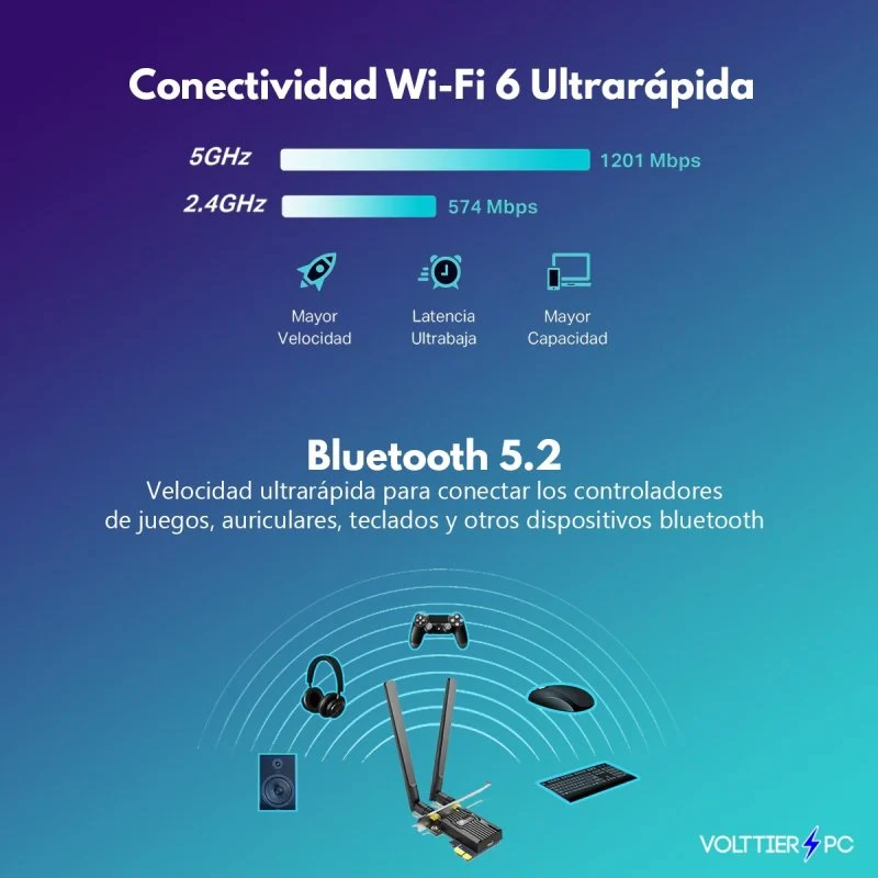 Thumbnail 1 de volttierpc Ryzen 7 5700G 32GB 1TB SSD PC Gaming 🖥️