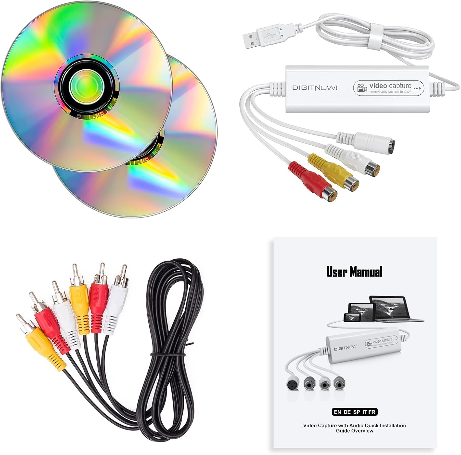 Thumbnail 6 de VIXLW Convertidor VHS a Digital 📹 Compatible con PC y Mac