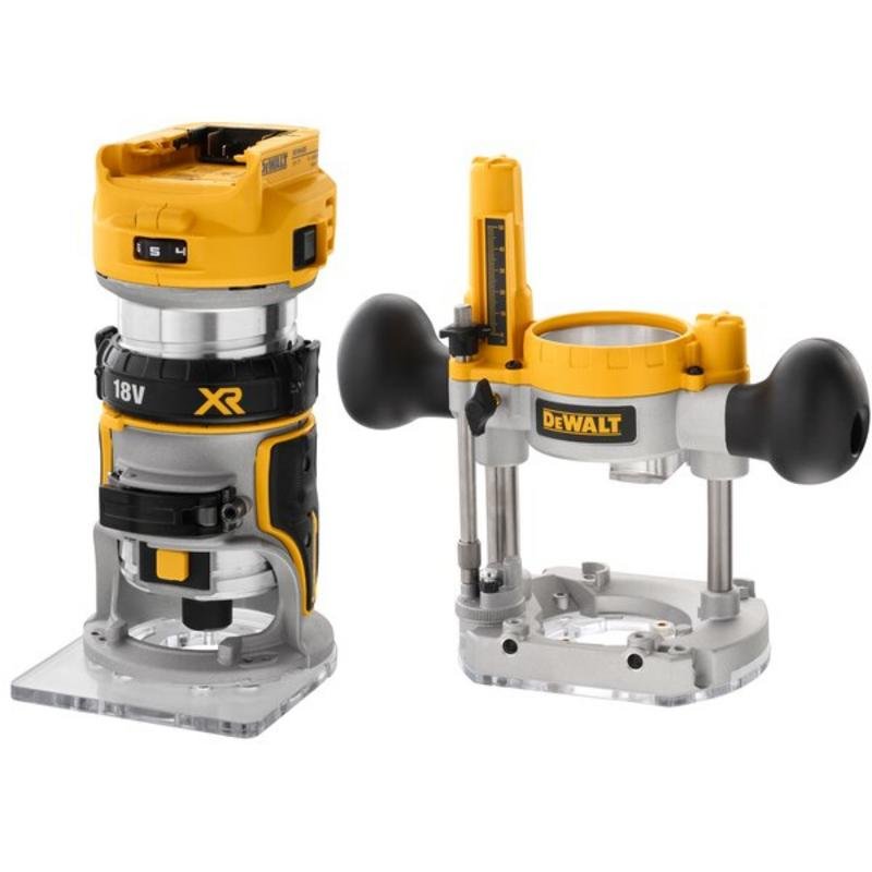 Detalle de Fresadora de mano DeWALT DCW604N 18V sin baterías