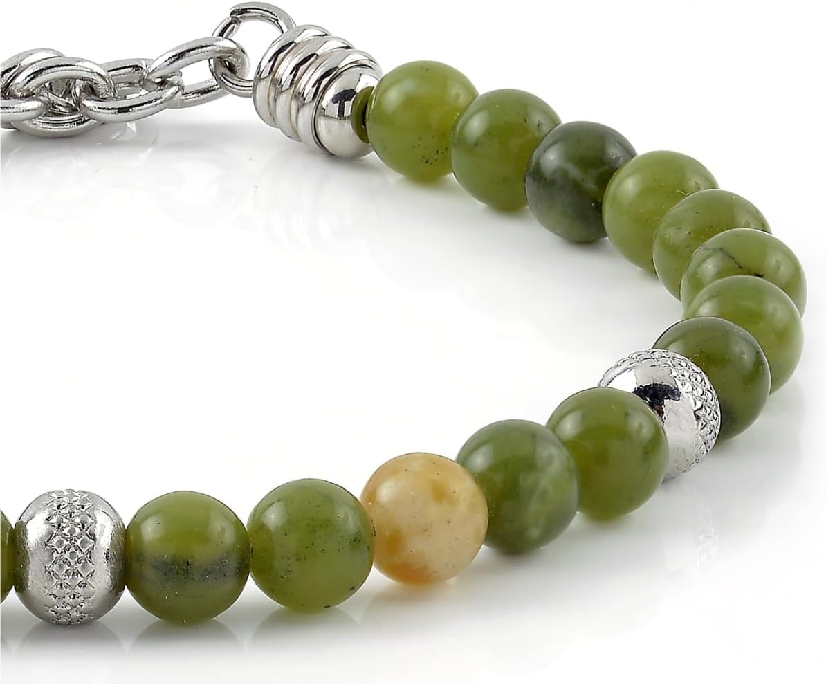 Thumbnail 1 de 10:10 Bracciale Pietra di Giada 6 mm