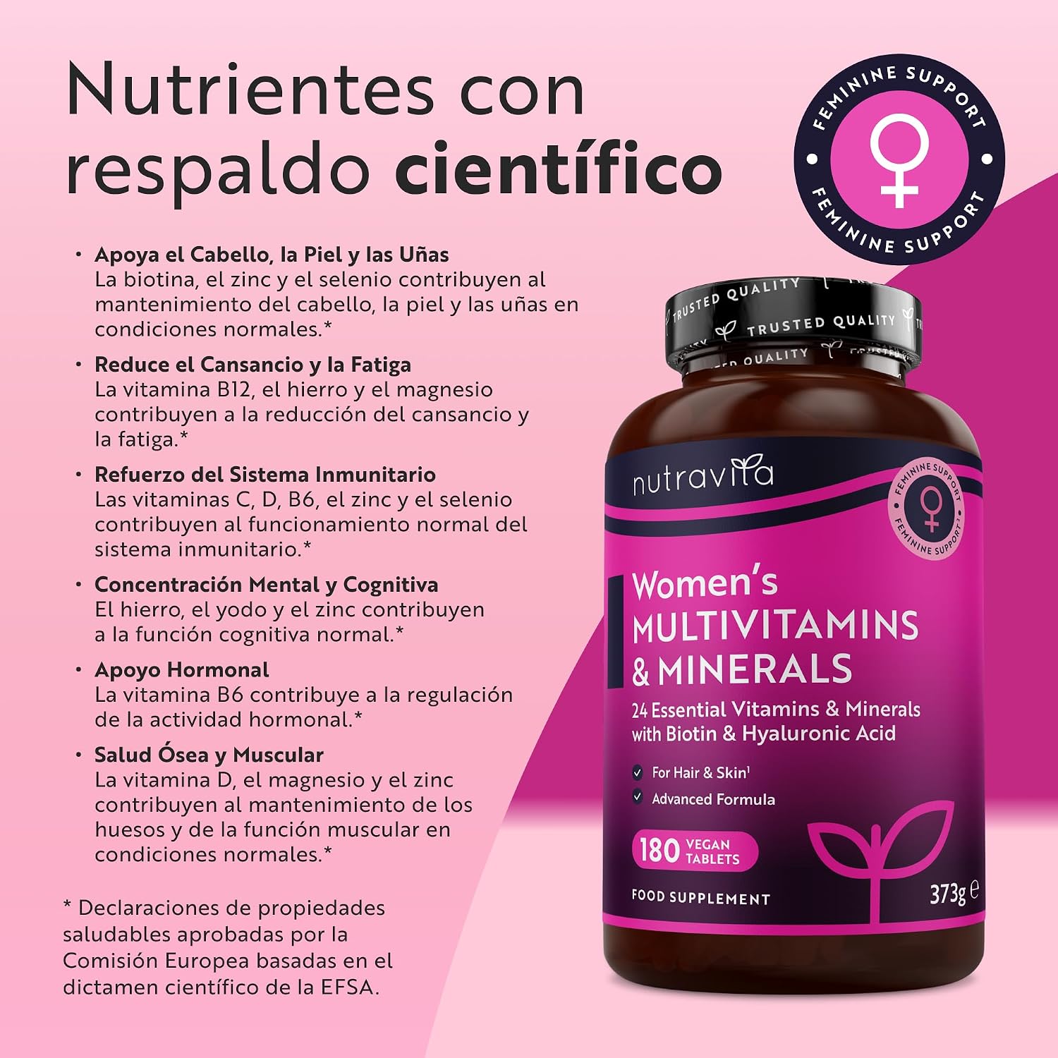 Detalle 2 de Nutravita Multivitaminas Mujer 180 tabletas