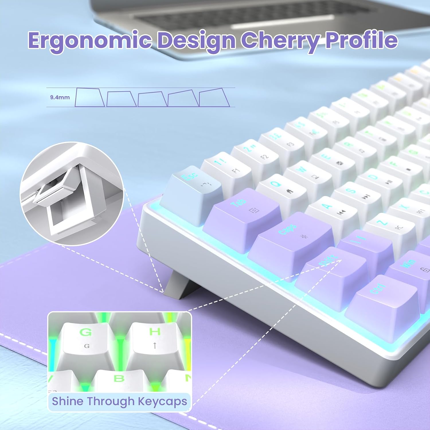 Thumbnail 3 de Magic-Refiner MK21 60% USB-C gaming keyboard