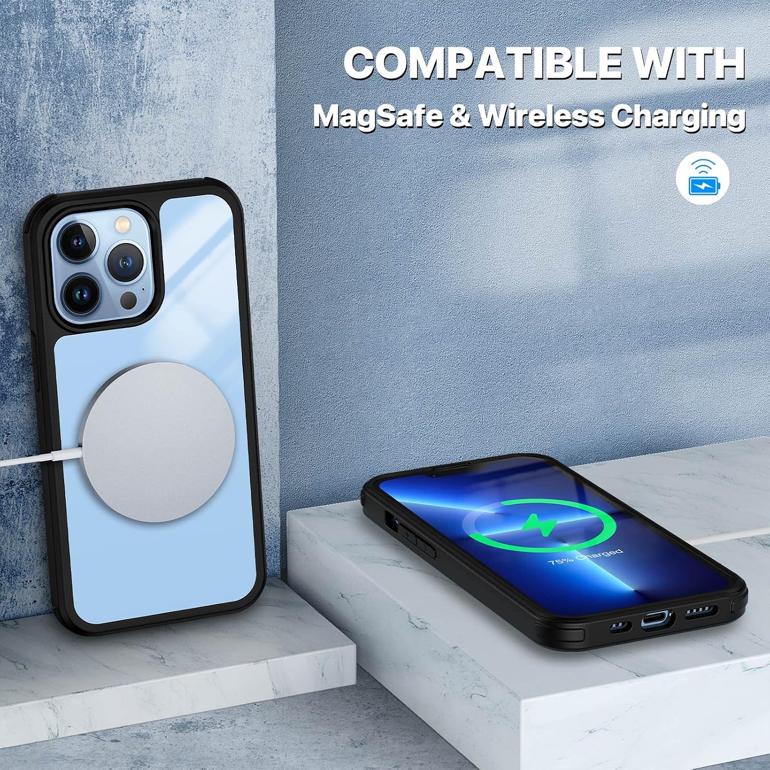 Detalle de iPhone 13 Pro Max glass case 2-layer