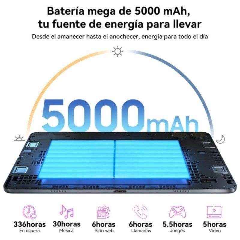 Thumbnail 2 de Tablet KINGRID T20 10.1" con teclado gris, 256 GB y Android 16