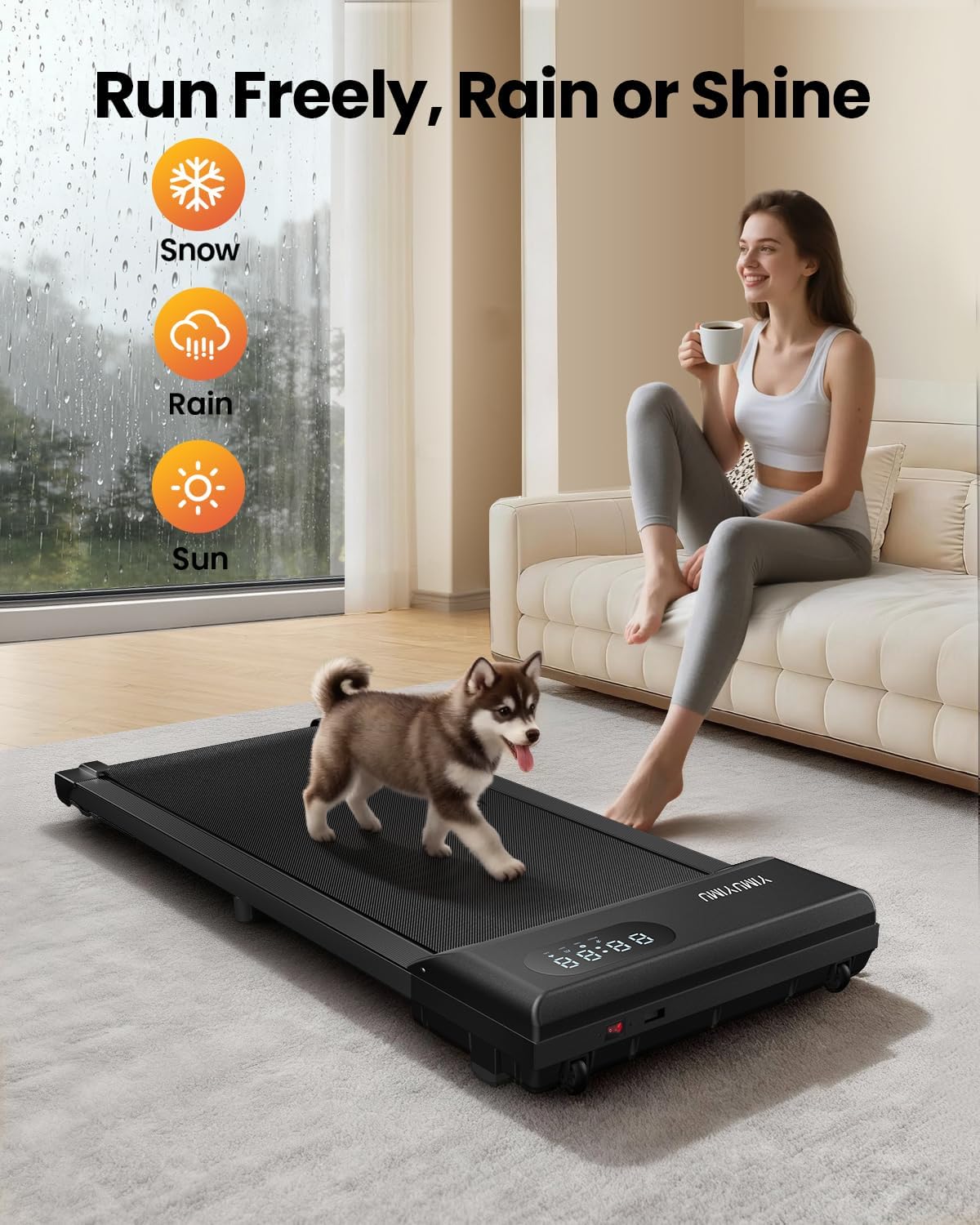 Thumbnail 6 de YIMUYIMU Walking Pad Treadmill 6km/h