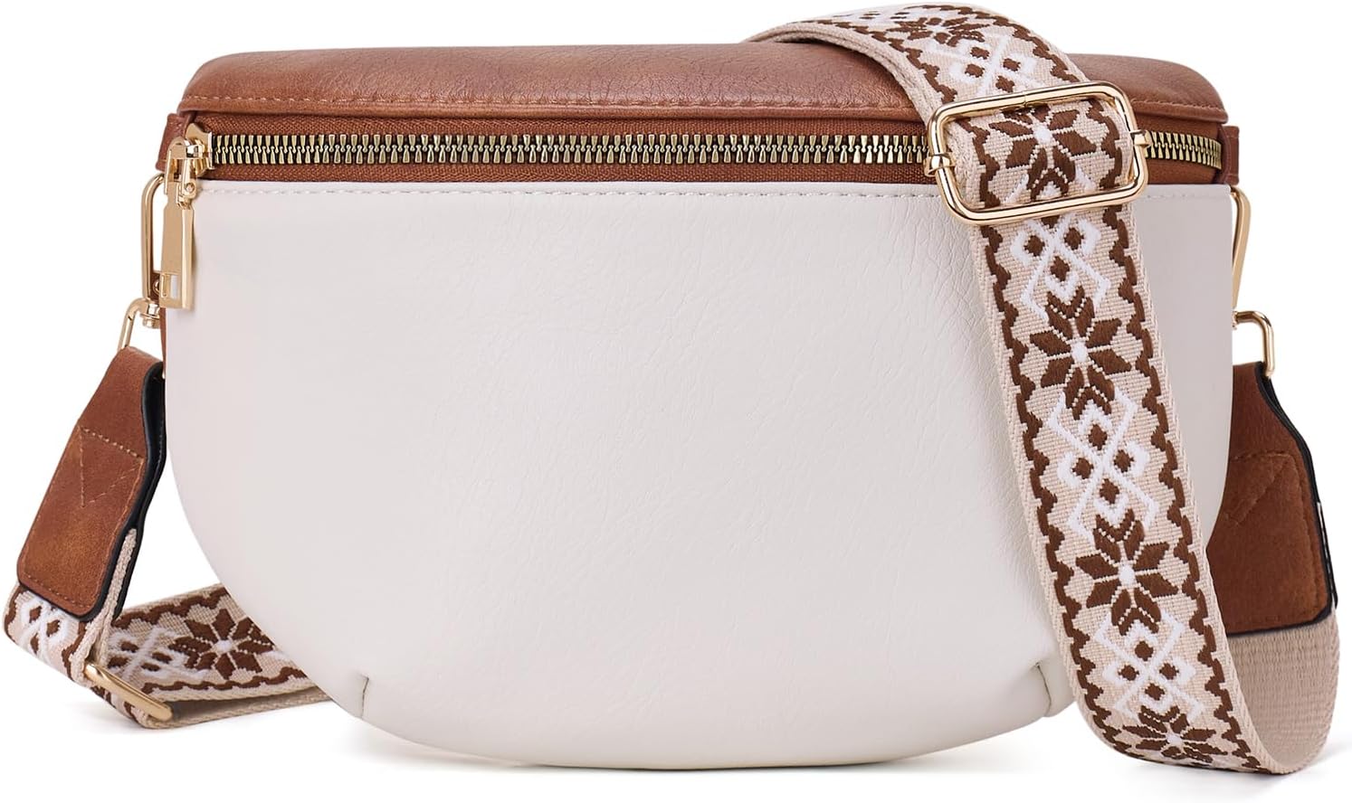 Detalle de Roulens Borsa a Tracolla da Donna in Pelle PU Morbida con Grande Capacità