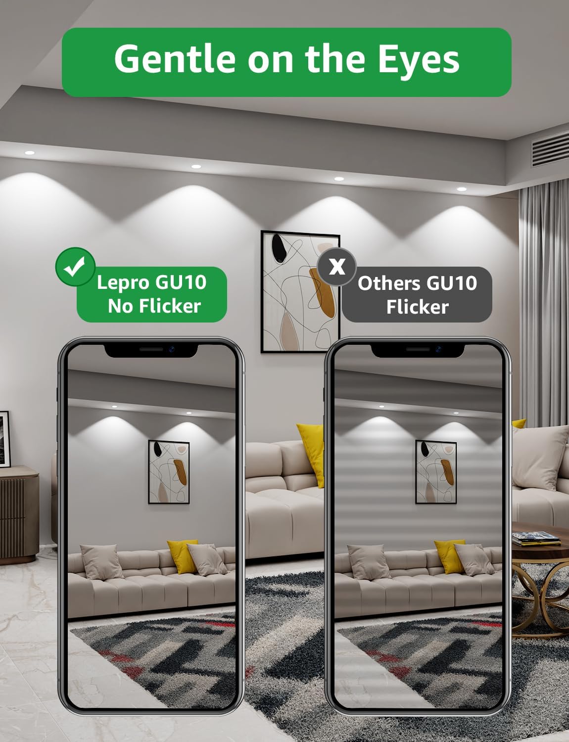 Thumbnail 6 de Lepro GU10 LED Bulbs 590LM 3.3W Pack of 10