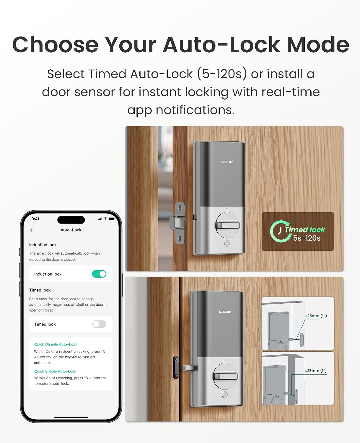 Detalle 2 de DESLOC smart door lock K120
