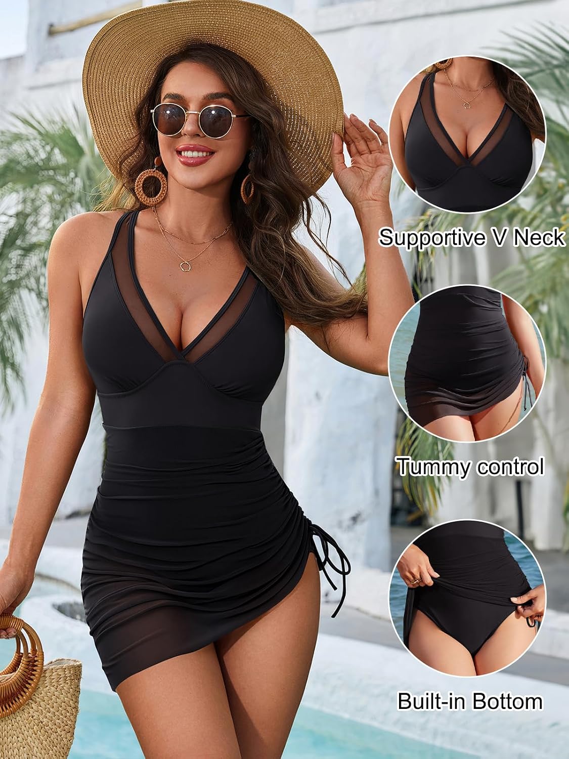 Detalle 2 de Blooming Jelly Women One Piece Swim Dress ⚙