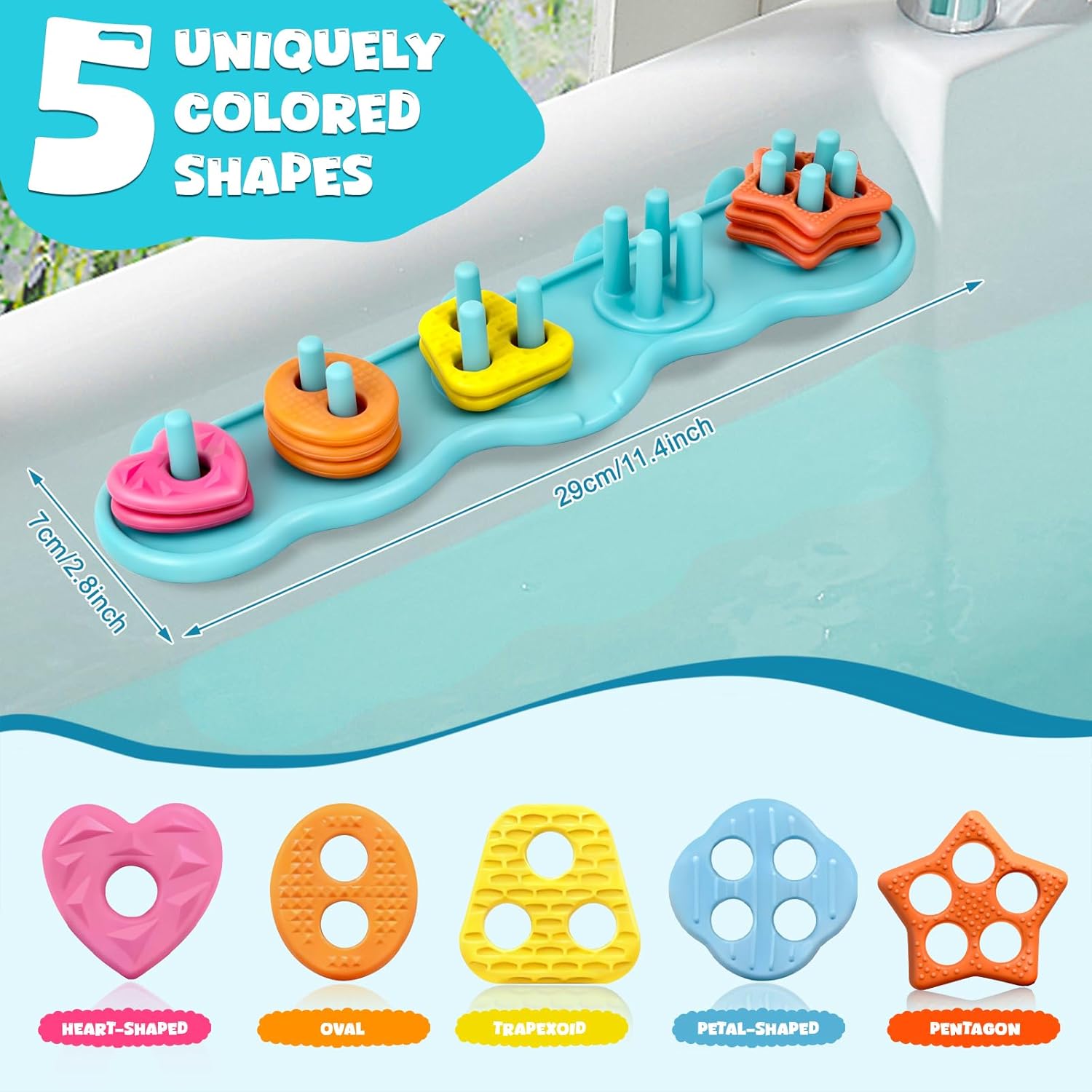 Thumbnail 4 de JoiTale Baby Bath Toys 20-piece set