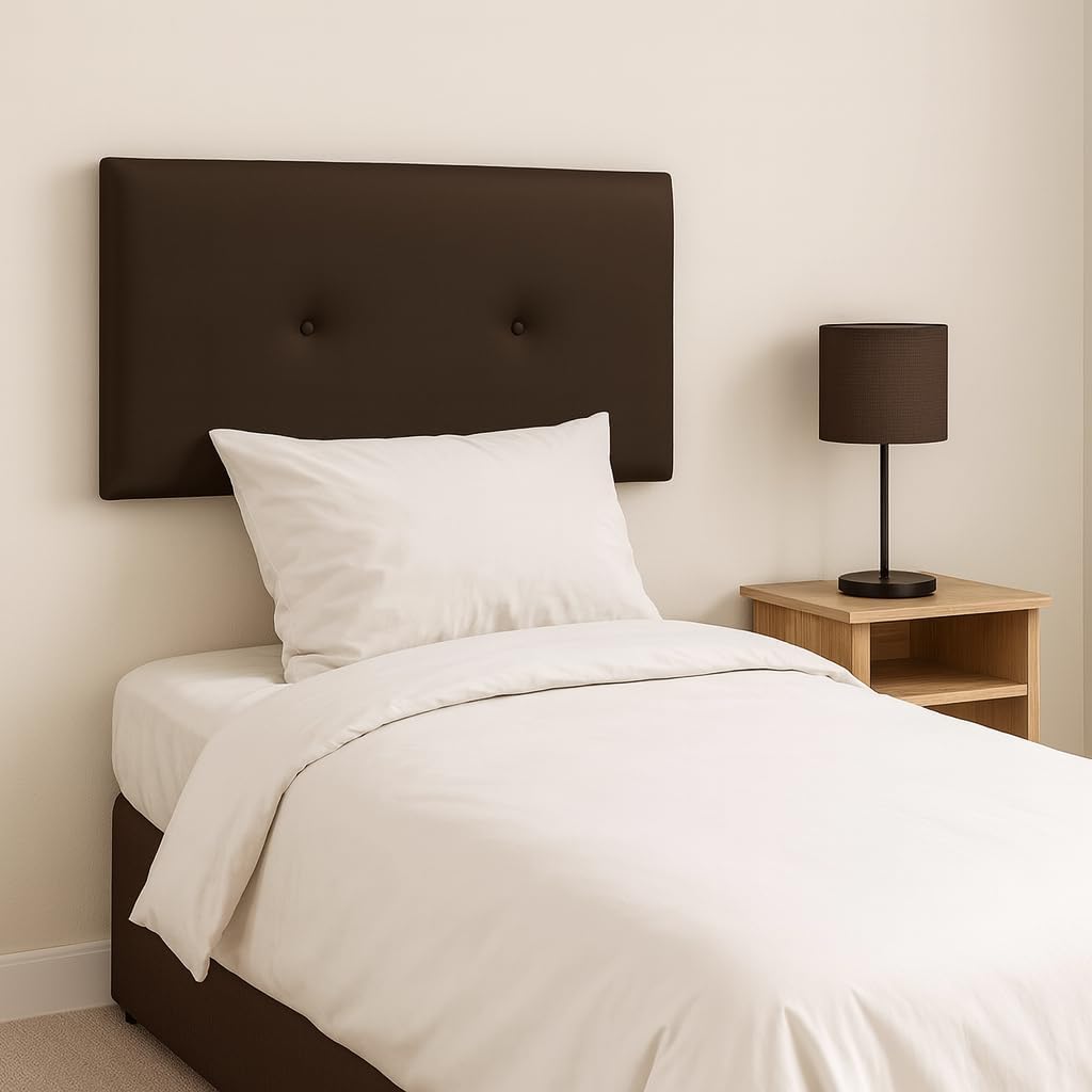Detalle 2 de Silcar Home Silvi cabecero 90 cm polipiel negro