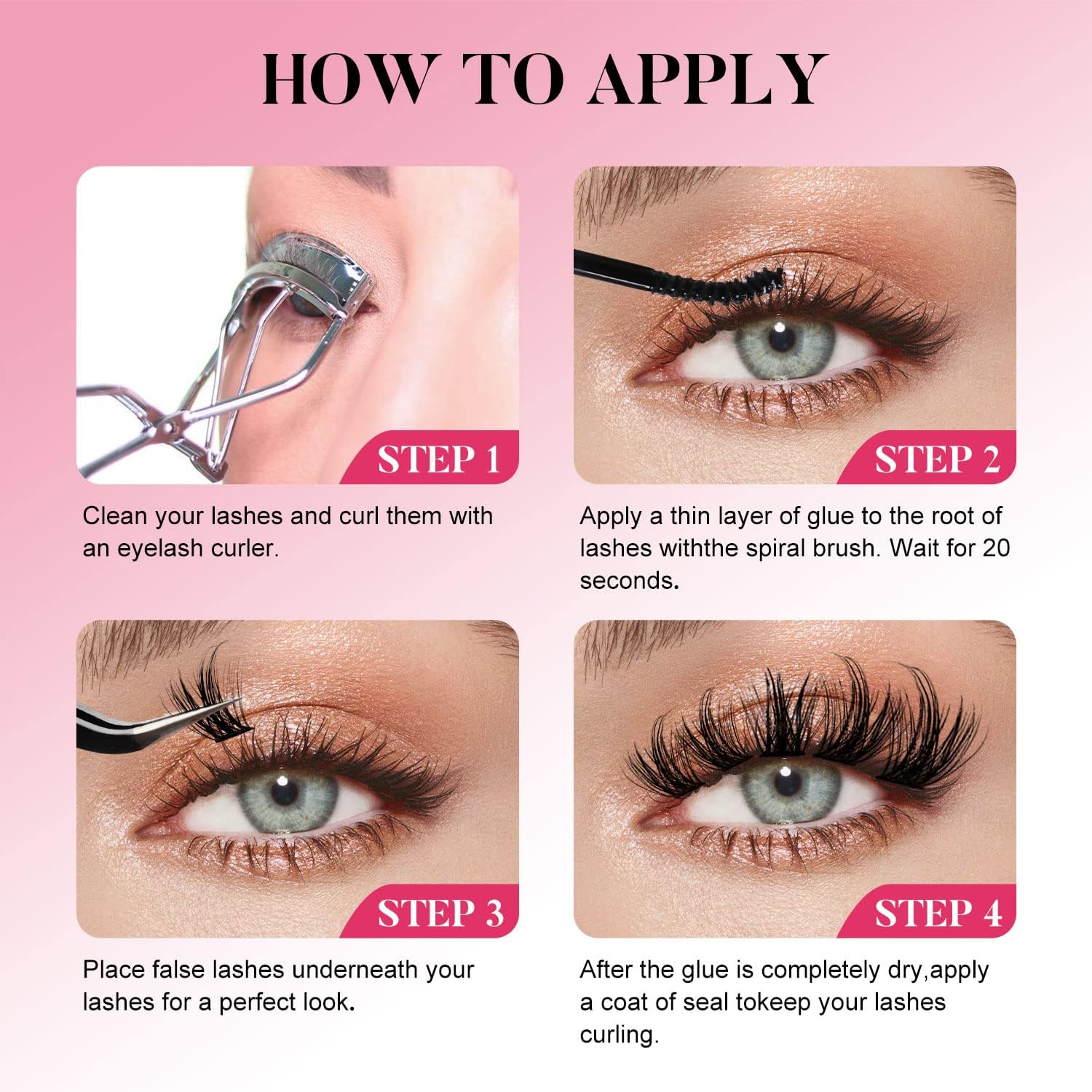 Detalle de Fowendia Lash Bond and Seal Kit with Remover, Waterproof 3-in-1