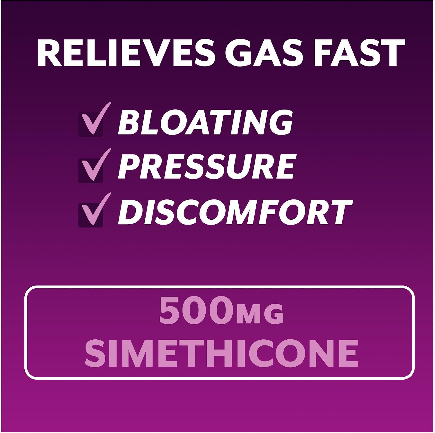 Detalle de Phazyme FETEGT5561 Anti-Gas Softgels, 500 mg Simethicone, 20 Count