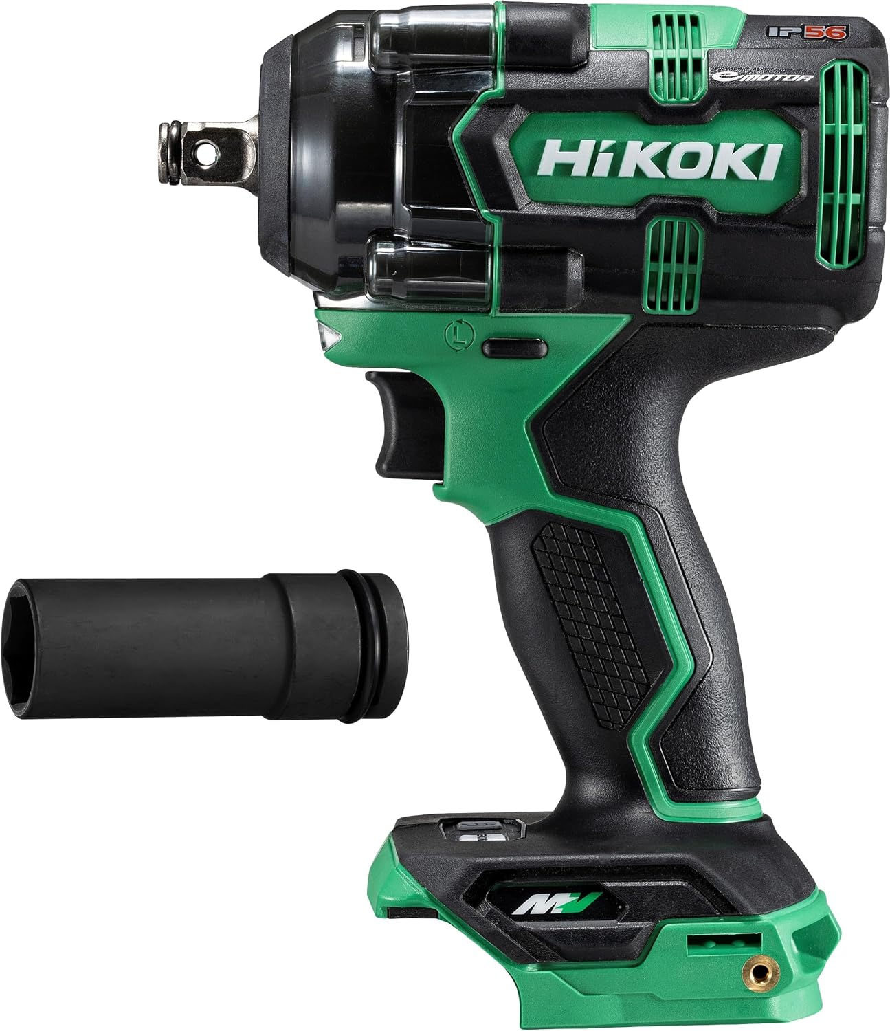 Detalle de HiKOKI WR36DH(NNN) 36V充電式インパクトレンチ 650N・m・六角ソケット付き