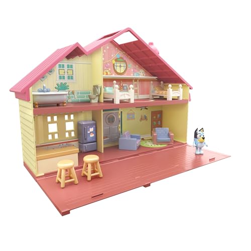 Detalle de Moose Toys Set de Jeu La Maison de Bluey avec Figurine Bluey Incluse – échelle 1:24
