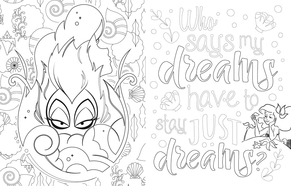 Detalle 2 de Studio Press Disney Quotes Colouring Book