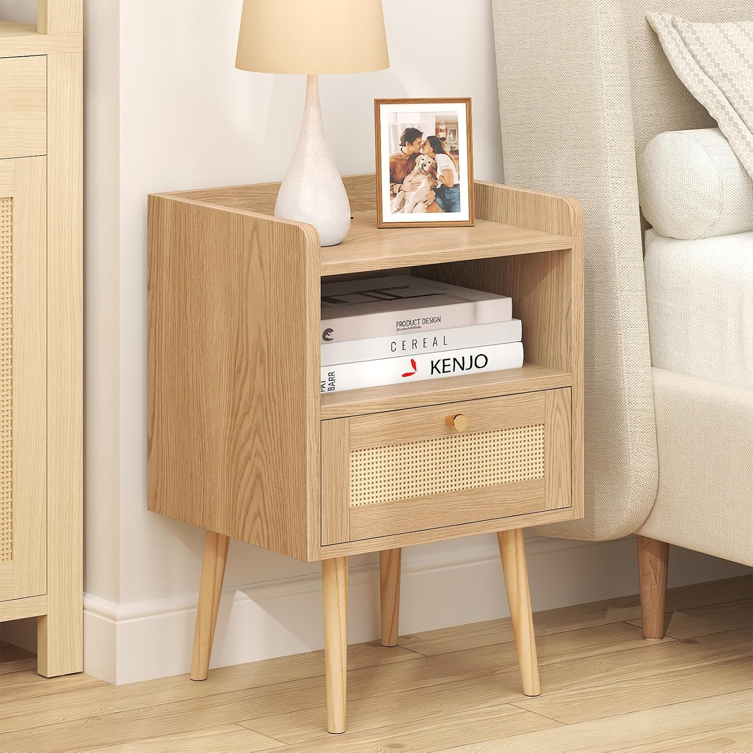 Detalle 2 de MECHYIN Night Stand Set 23.6"H