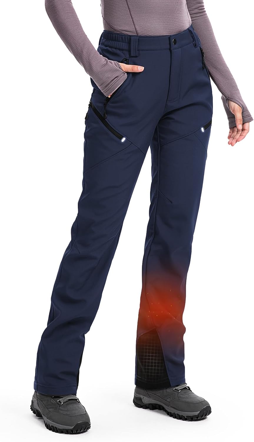 Detalle 2 de Moosehill Women’s Ski Snow Pants waterproof fleece-lined