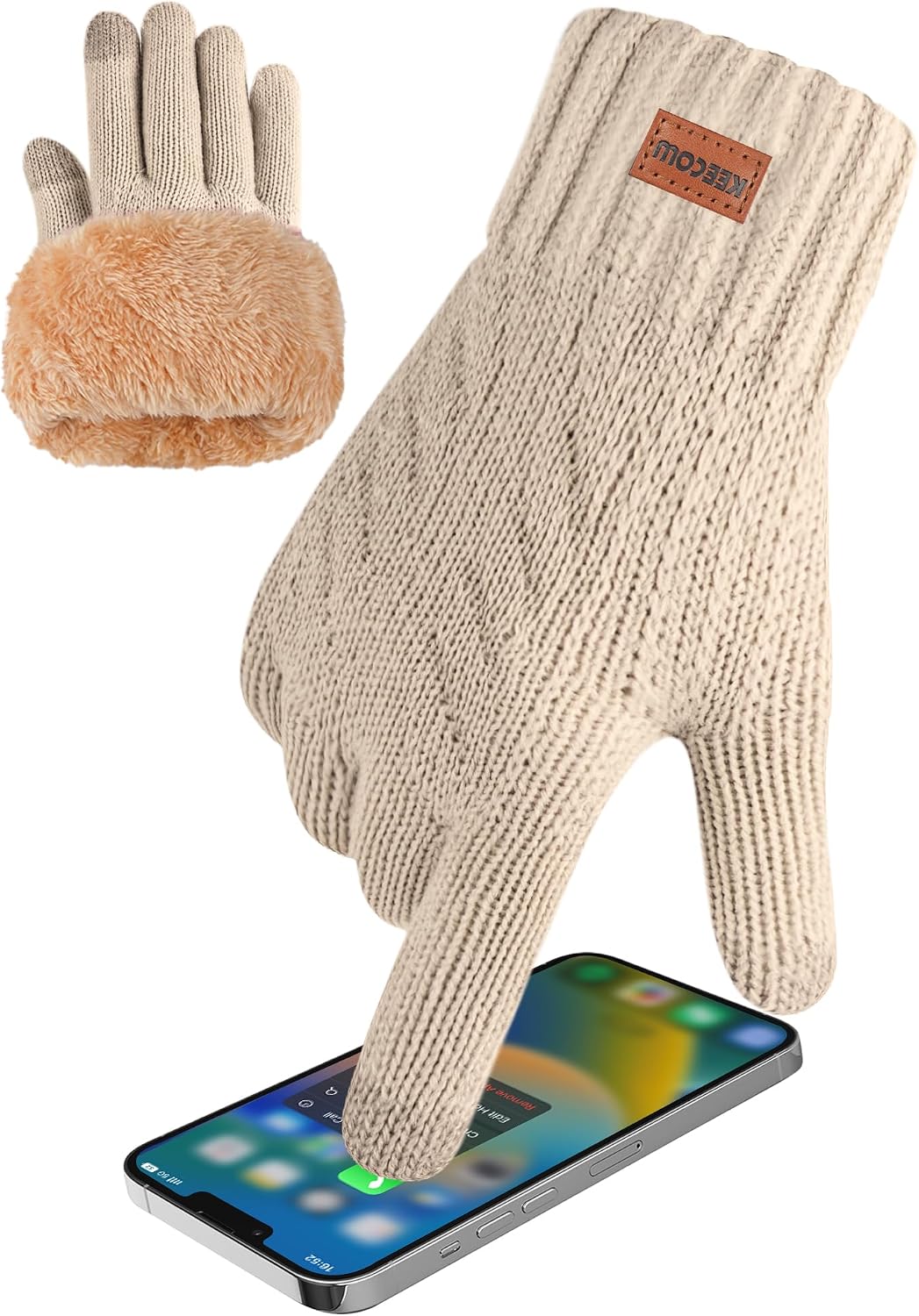 Thumbnail 4 de KEECOW Handschuhe Herren Winterhandschuhe