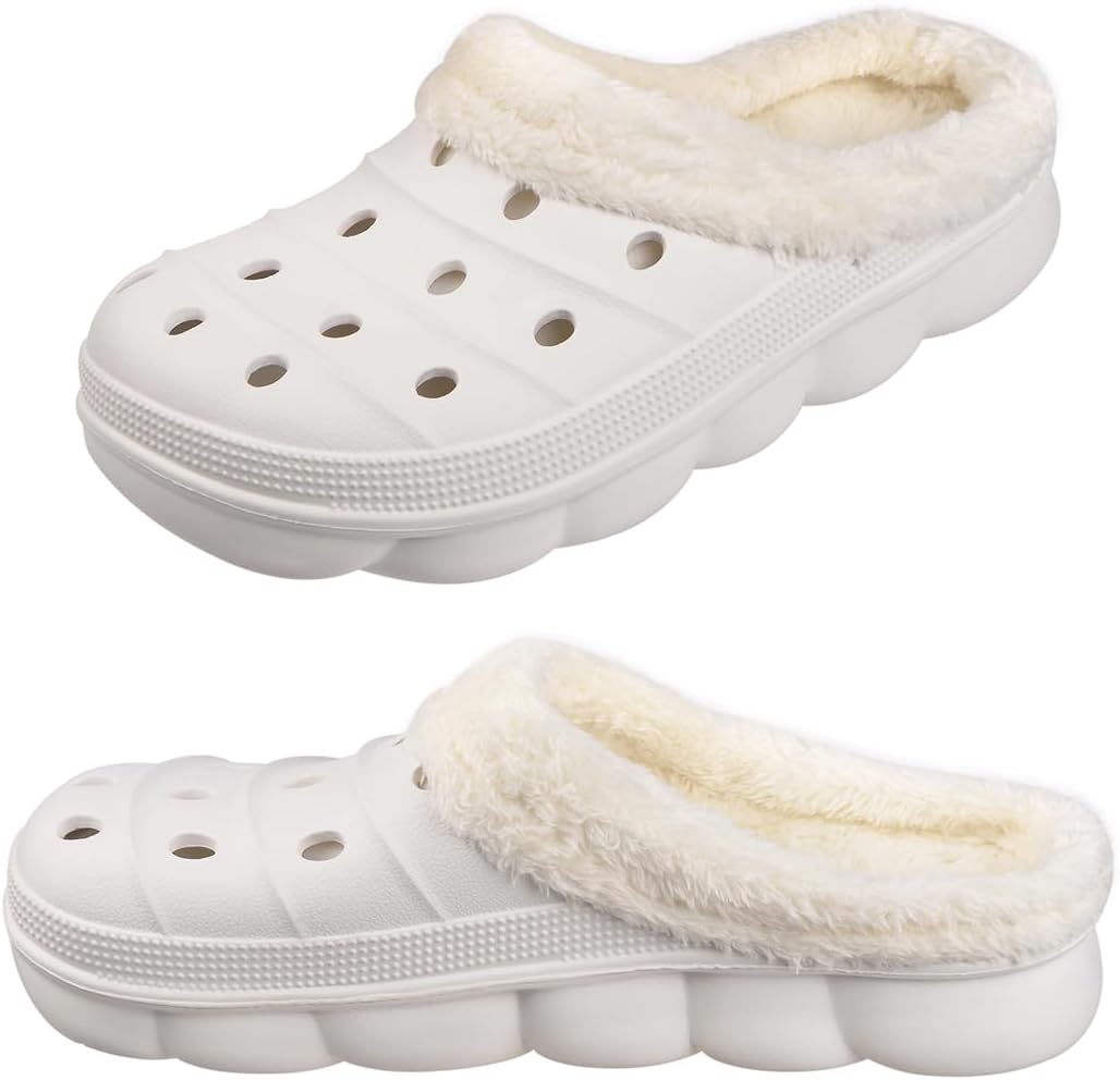 Thumbnail 1 de Harssidanzar gefütterte Clogs mit Fleece-Futter (Unisex) – warme, rutschfeste Winter-Slipper für drinnen & draußen