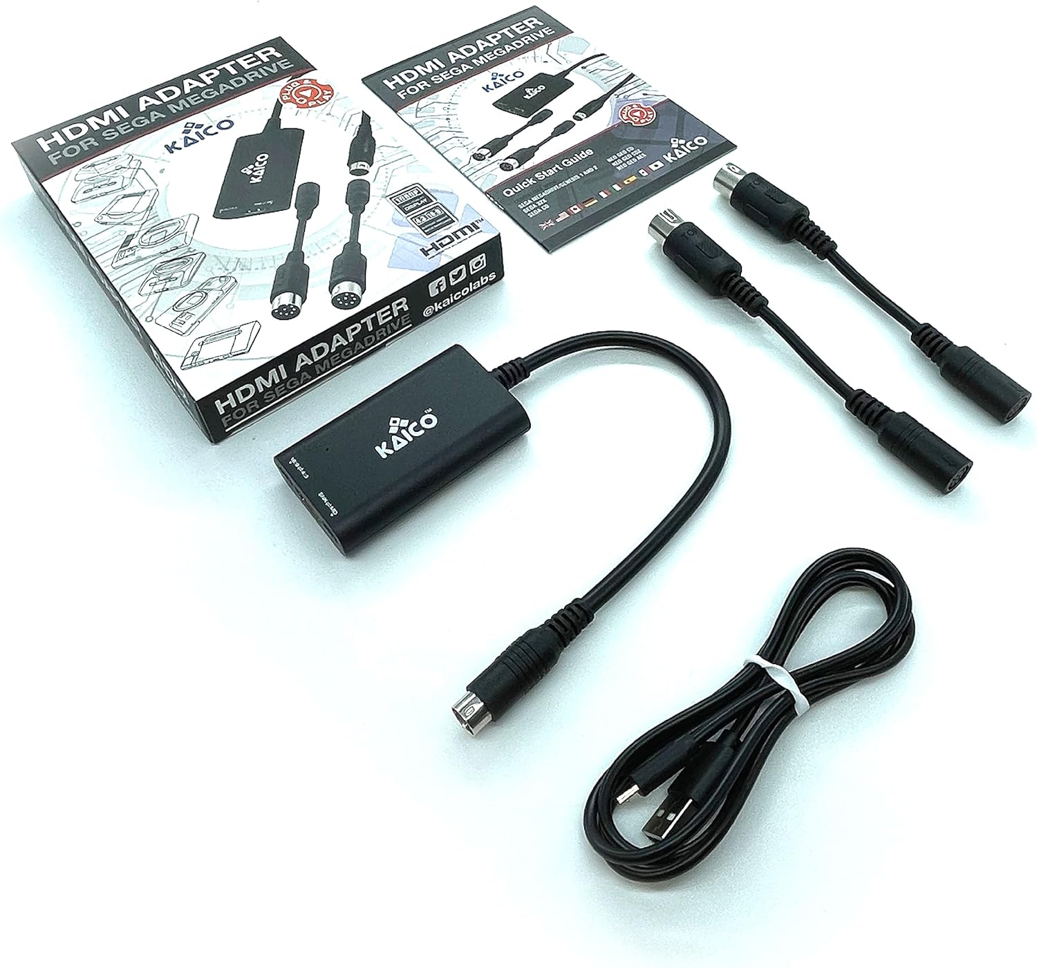 Thumbnail 1 de Kaico SEGA Megadrive 1080p HDMI Adapter for Sega Genesis (PAL/NTSC) with Aspect Ratio Switch & S Video Output