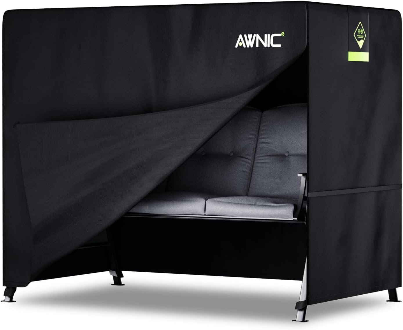 Detalle de AWNIC G-QQ210-3D hoes voor Hollywoodschommel, 3-zits, waterdicht 420D Oxford