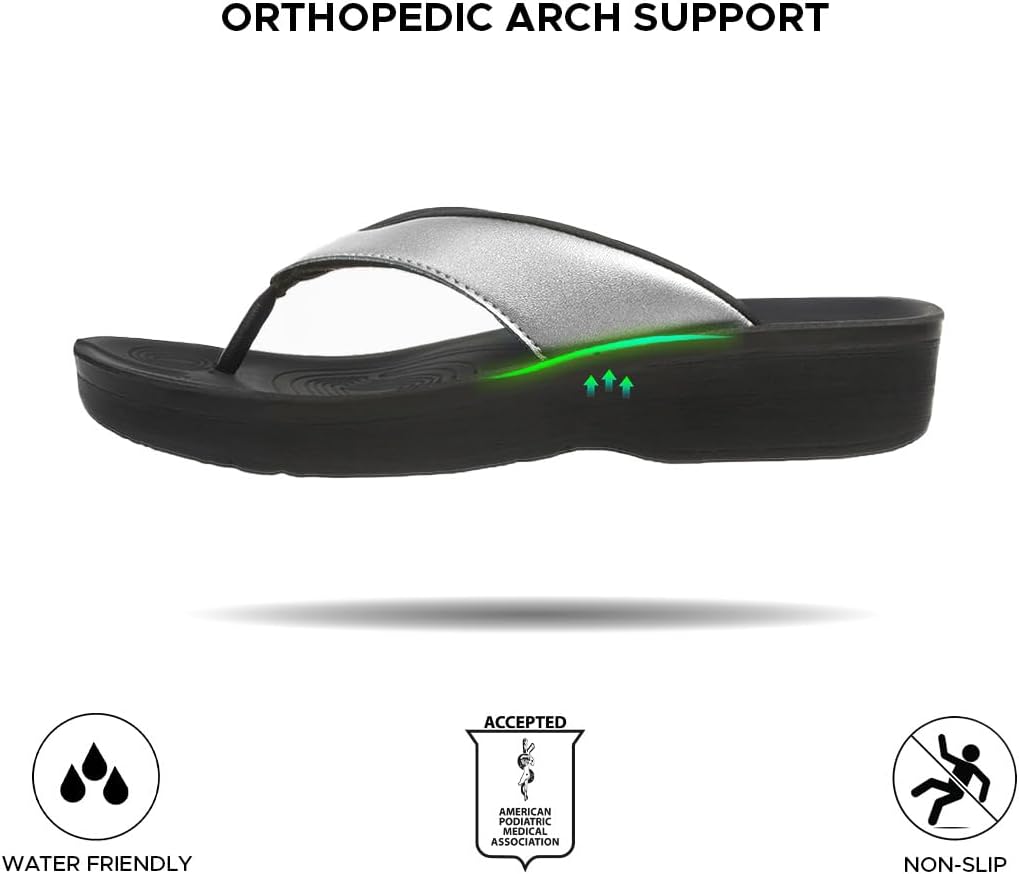 Thumbnail 4 de AEROTHOTIC Comfy Flip Flops for Women with Arch Support