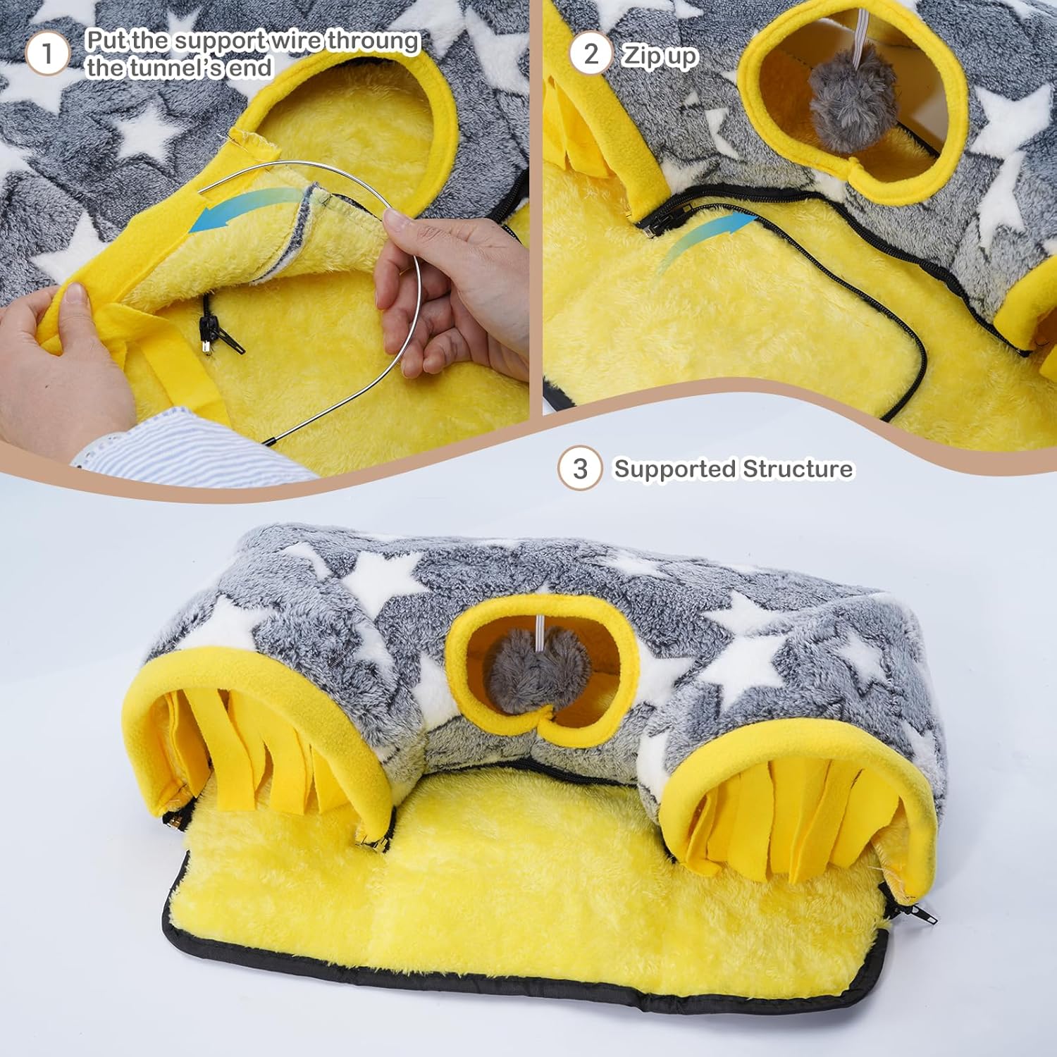 Thumbnail 5 de Avont Guinea Pig Hideout Tunnel for Small Pets 🐇