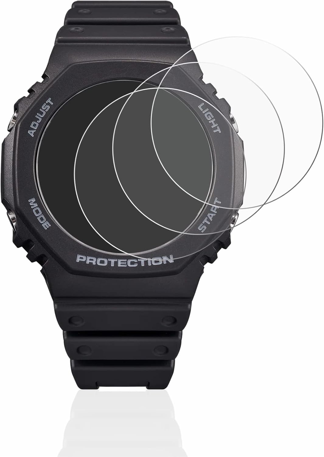 Thumbnail 1 de savvies 6 Pezzi Pellicola Protettiva per Casio G-Shock GA-B2100 – protezione schermo trasparente