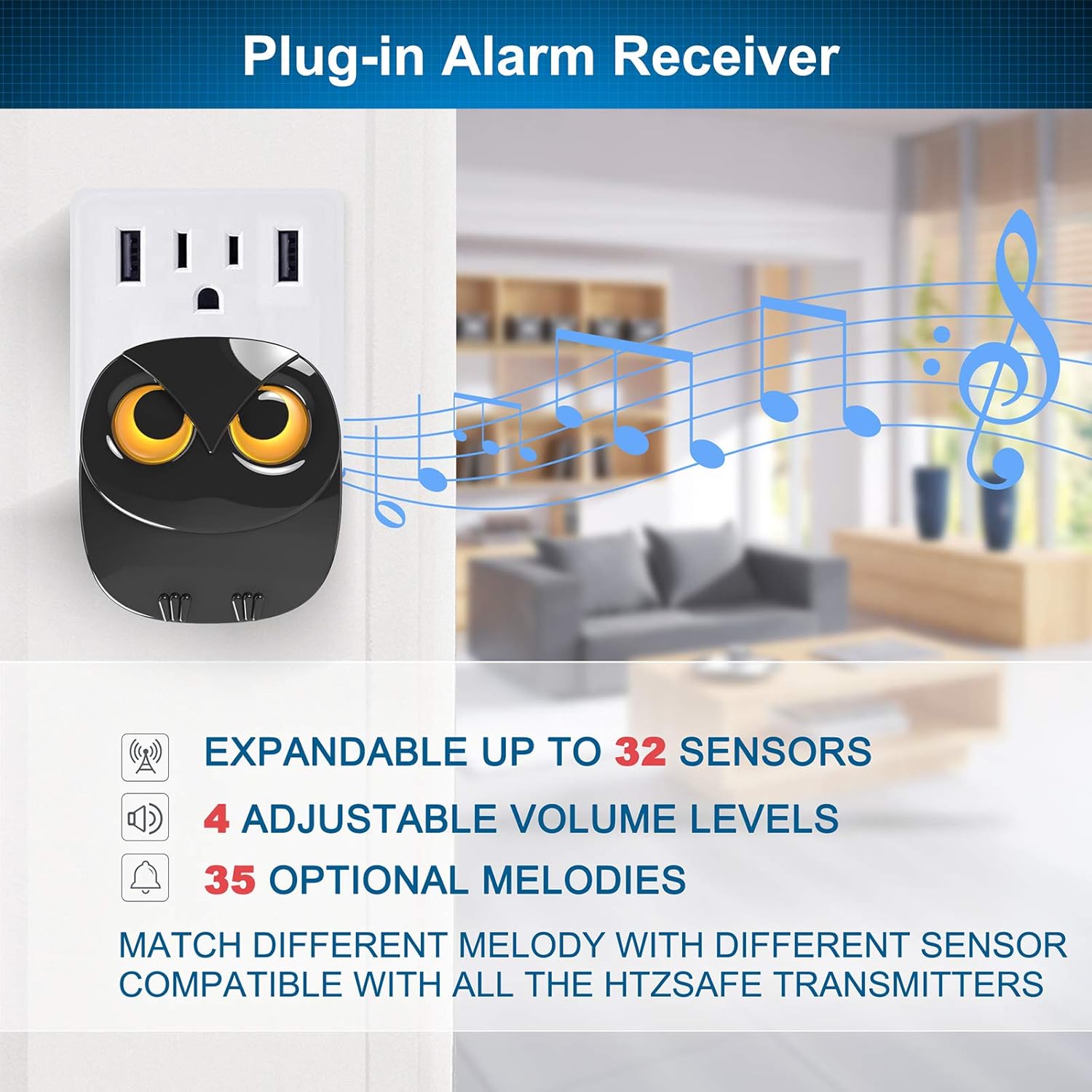 Thumbnail 4 de Driveway Alarm – 1/2 Mile Long Range Wireless Motion Sensor & Receiver (DIY Security Alert System)